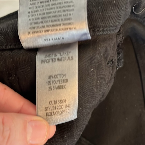 CITIZENS OF HUMANITY
ISOLA MID RISE CROPPED
BOOT JEAN Black Size 30 - Picture 13 of 17